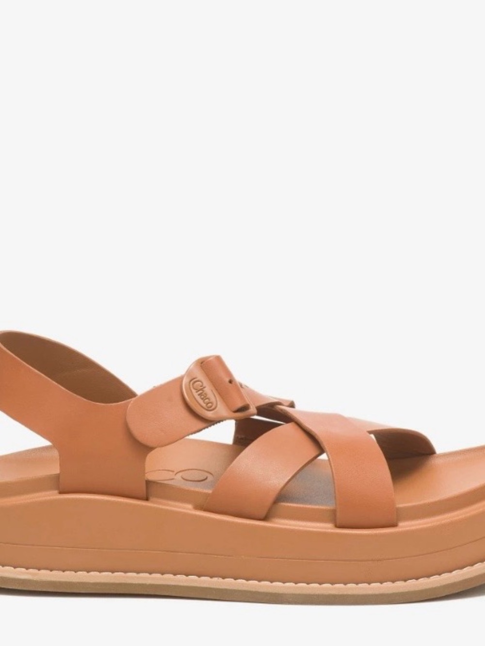 Women's Chaco Townes Midform Sandals- Cashew size 5 - Picture 2 of 6